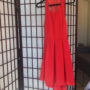 Open back design fit and flare dress